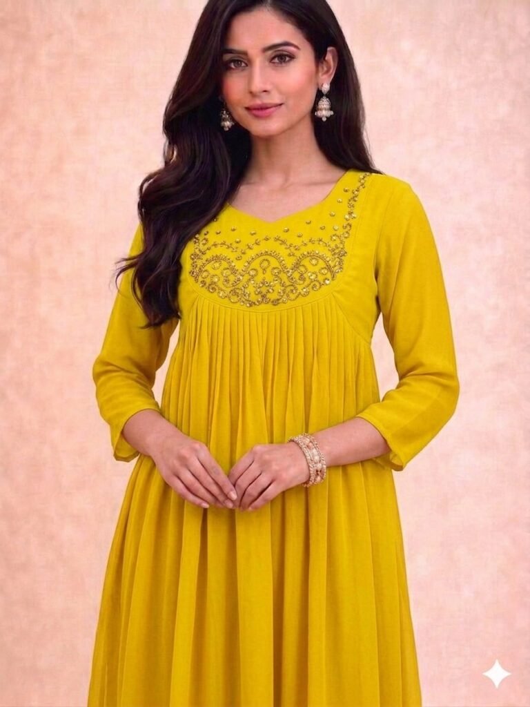 Royal Wine Embellished Georgette